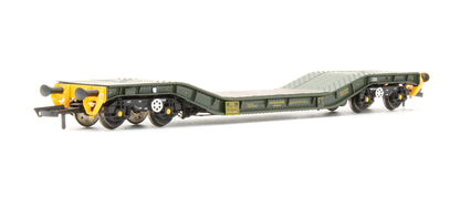 Pre-Owned H4-WW-019 Warwell Wagon 50T With Gloucester GPS Bogies MODA95582 In MOD 2000s Olive