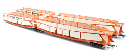 RT-OO-CAR4-414B Quad set Cartic-4 car carrier - Silcock Express livery with side screens (set B)