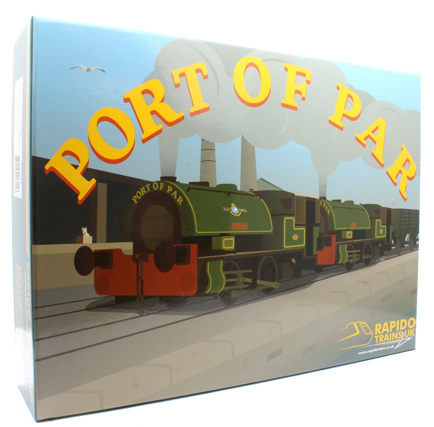 Port of Par Bagnalls Twin Pack - Lined Light Green (As Preserved) Steam Locomotive - DCC Sound