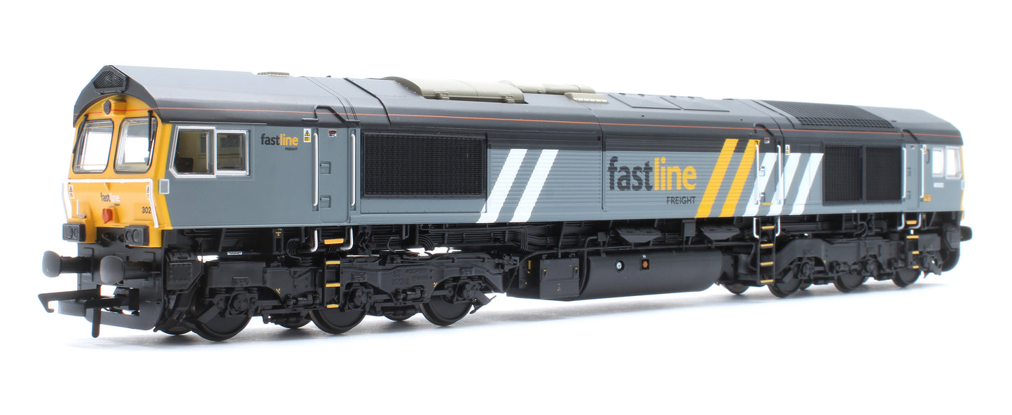 Class 66 Fastline No.66302 Diesel Locomotive - DCC Sound