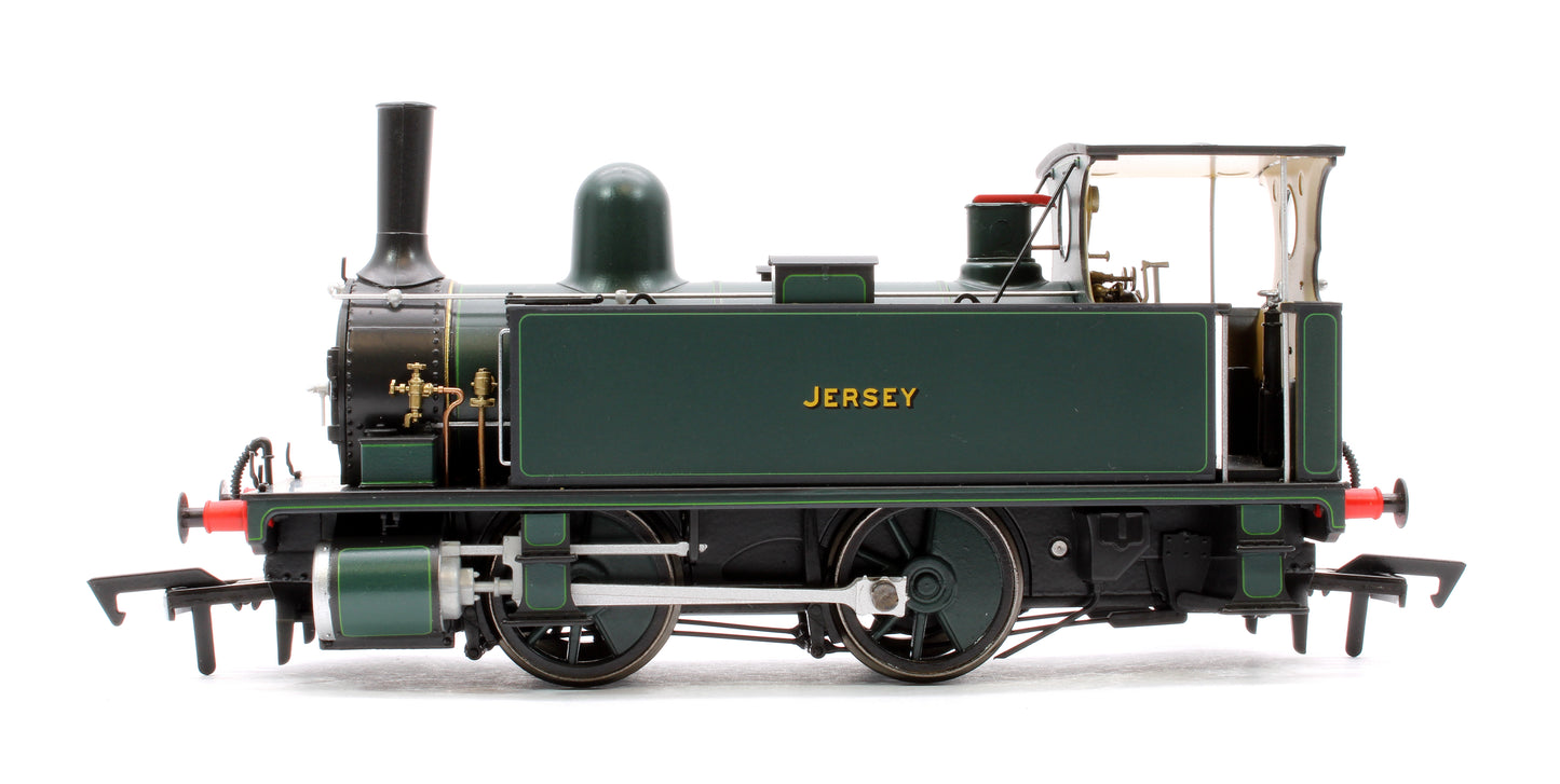 LSWR Class B4 0-4-0T Lined Dark Green Jersey 91 - Steam Tank Locomotive - DCC Fitted