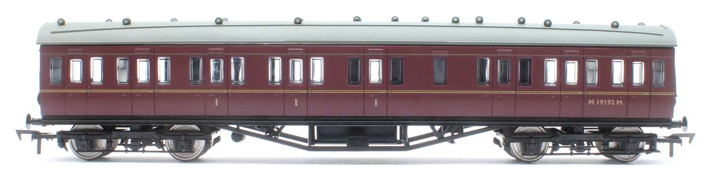 57ft Stanier Non-Corridor Composite M19192M BR Lined Maroon