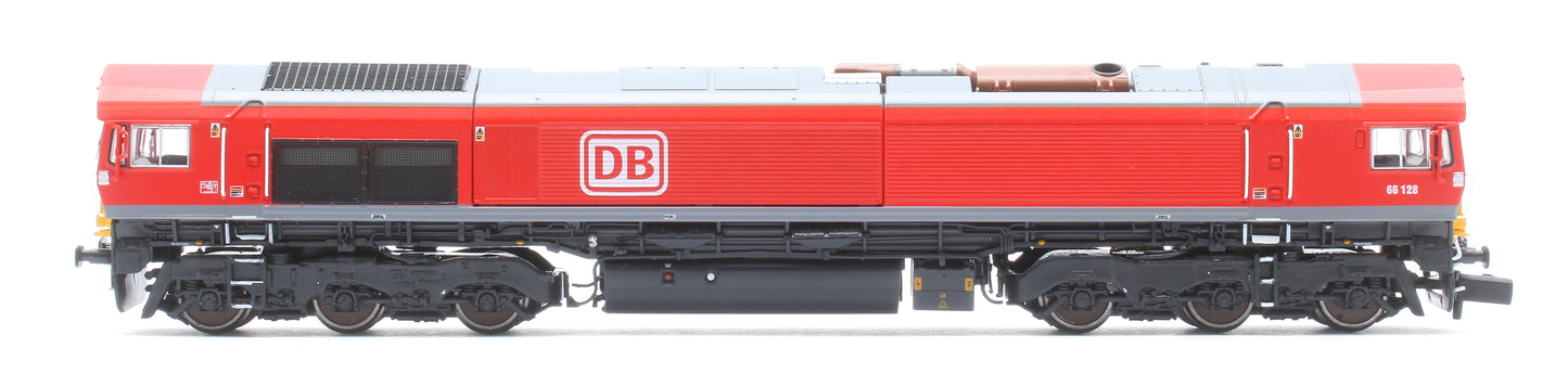 Class 66 66128 DB Cargo Revised Lights Diesel Locomotive - DCC Sound