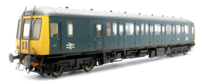 Class 122 BR Blue (Yellow Ends) Single Car DMU TDB975227 - Weathered