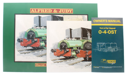 Port of Par Bagnalls Twin Pack - Lined Light Green (As Preserved) Steam Locomotive - DCC Sound