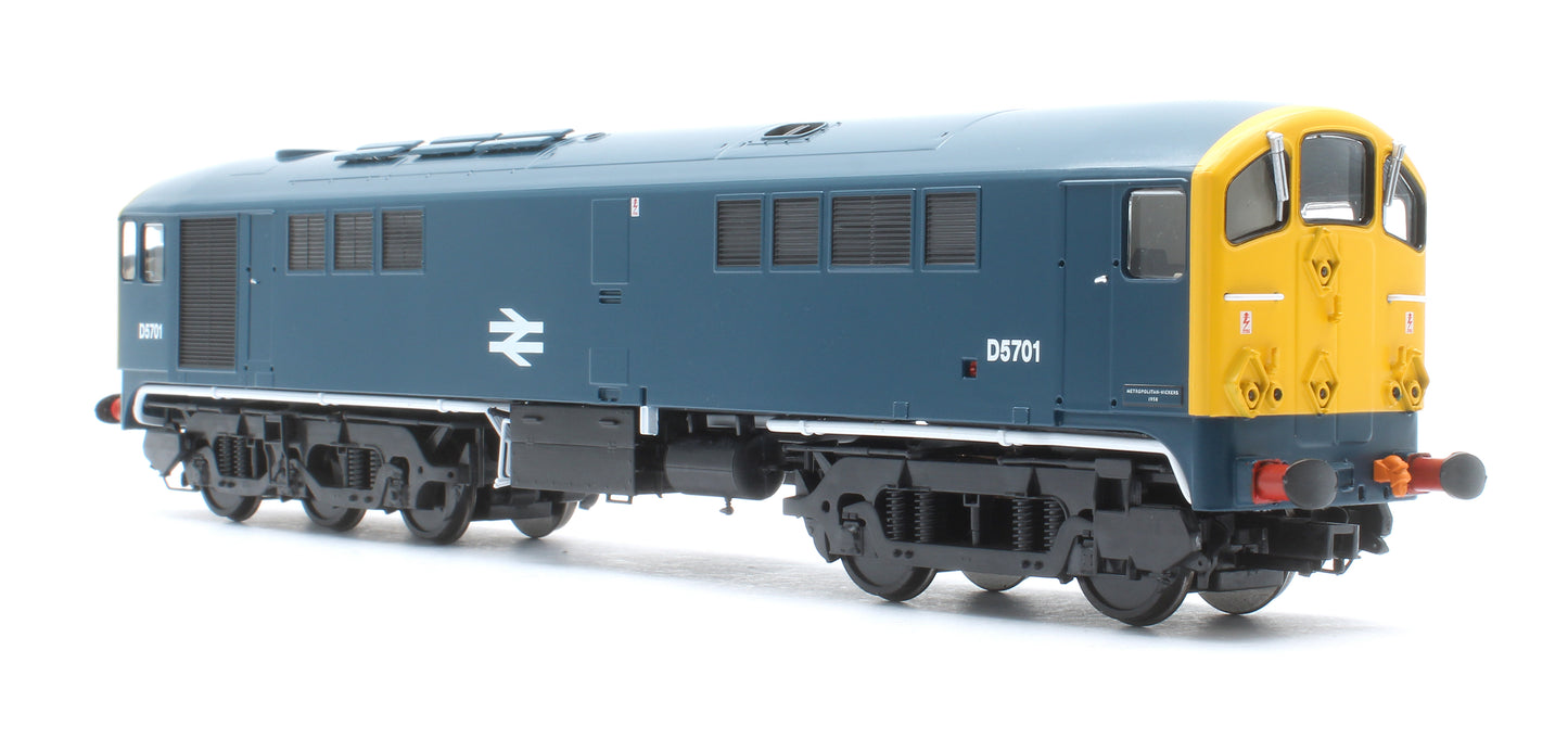 Class 28 Co-Bo BR Blue D5701 Diesel Locomotive - DCC Sound