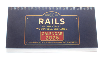 Rails of Sheffield 2026 Desktop Calendar