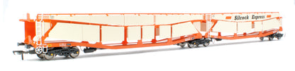 RT-OO-CAR4-414B Quad set Cartic-4 car carrier - Silcock Express livery with side screens (set B)