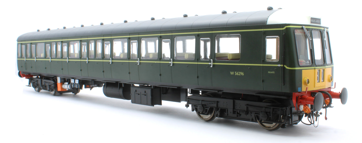 Class 150 BR Green (Small Yellow Panel) Unpowered DMU Trailer Car W56296