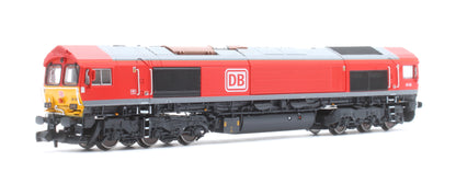 Class 66 66128 DB Cargo Revised Lights Diesel Locomotive