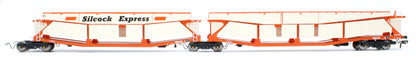 RT-OO-CAR4-414B Quad set Cartic-4 car carrier - Silcock Express livery with side screens (set B)