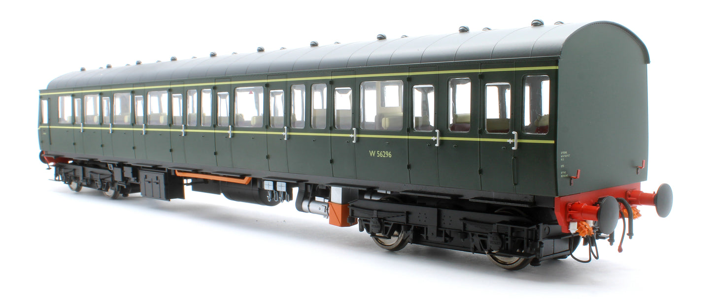 Class 150 BR Green (Small Yellow Panel) Unpowered DMU Trailer Car W56296