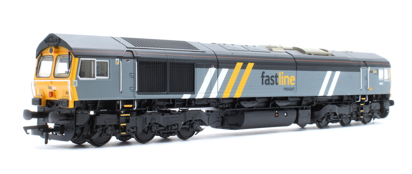 Class 66 Fastline No.66302 Diesel Locomotive - DCC Sound