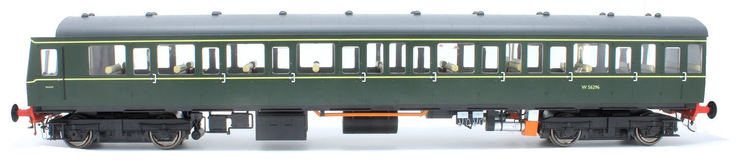 Class 150 BR Green (Small Yellow Panel) Unpowered DMU Trailer Car W56296