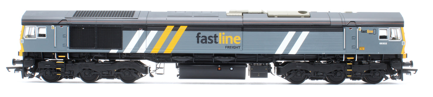 Class 66 Fastline No.66302 Diesel Locomotive - DCC Sound