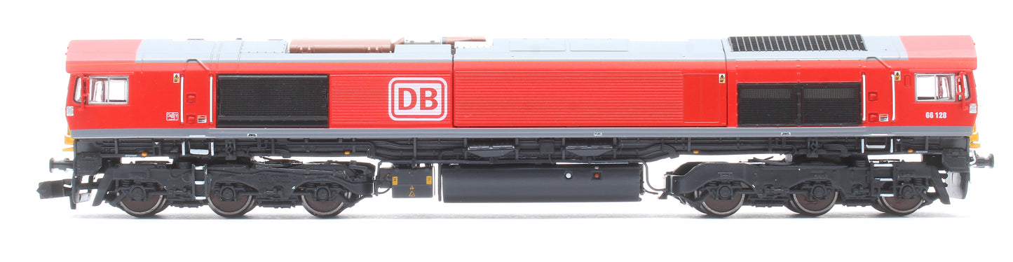 Class 66 66128 DB Cargo Revised Lights Diesel Locomotive