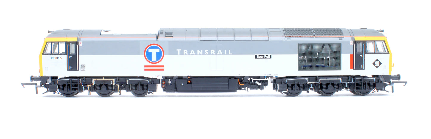 Class 60 60015 'Bow Fell' Transrail Grey Diesel Locomotive - DCC Sound
