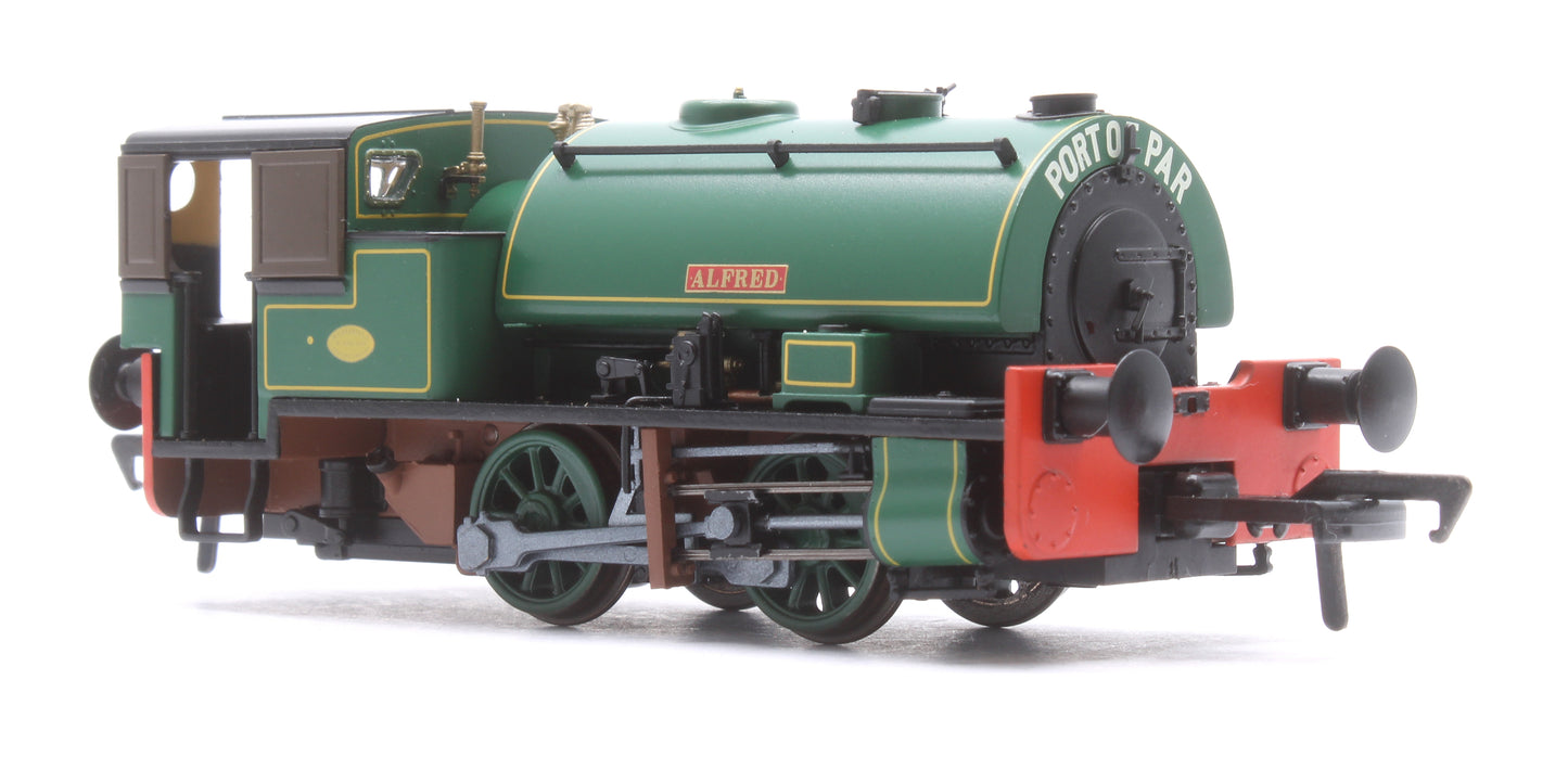 Port of Par Bagnalls Twin Pack - Lined Dark Green Steam Locomotive - DCC Sound