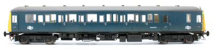 Class 122 BR Blue (Yellow Ends) Single Car DMU TDB975227 - Weathered