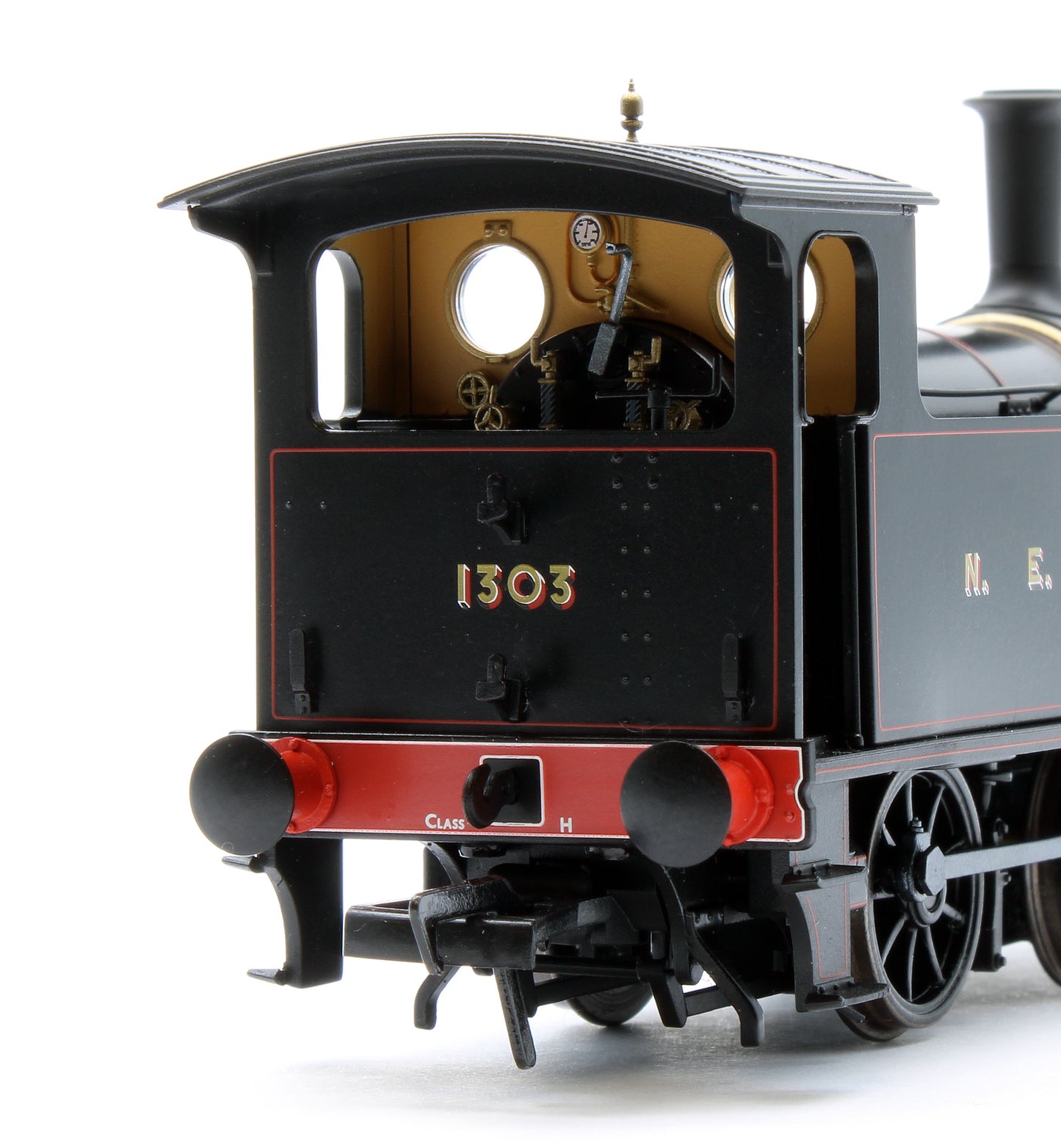 NER H Class - No.1303 NER Lined Black Steam Locomotive - DCC Sound