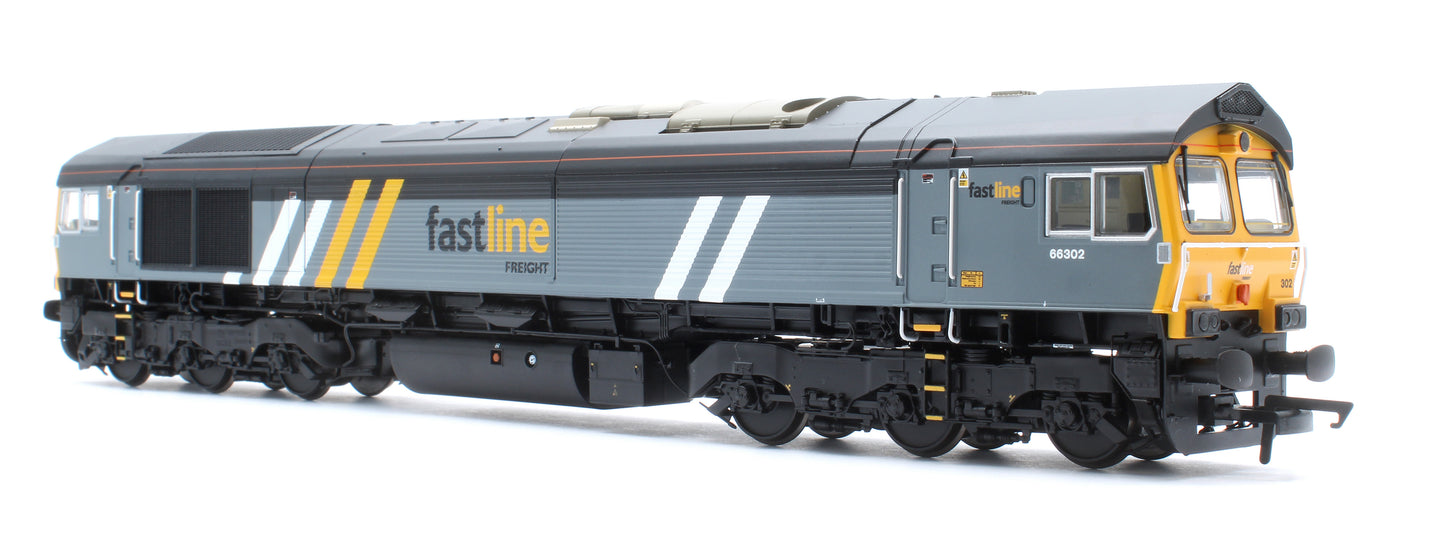 Class 66 Fastline No.66302 Diesel Locomotive - DCC Sound