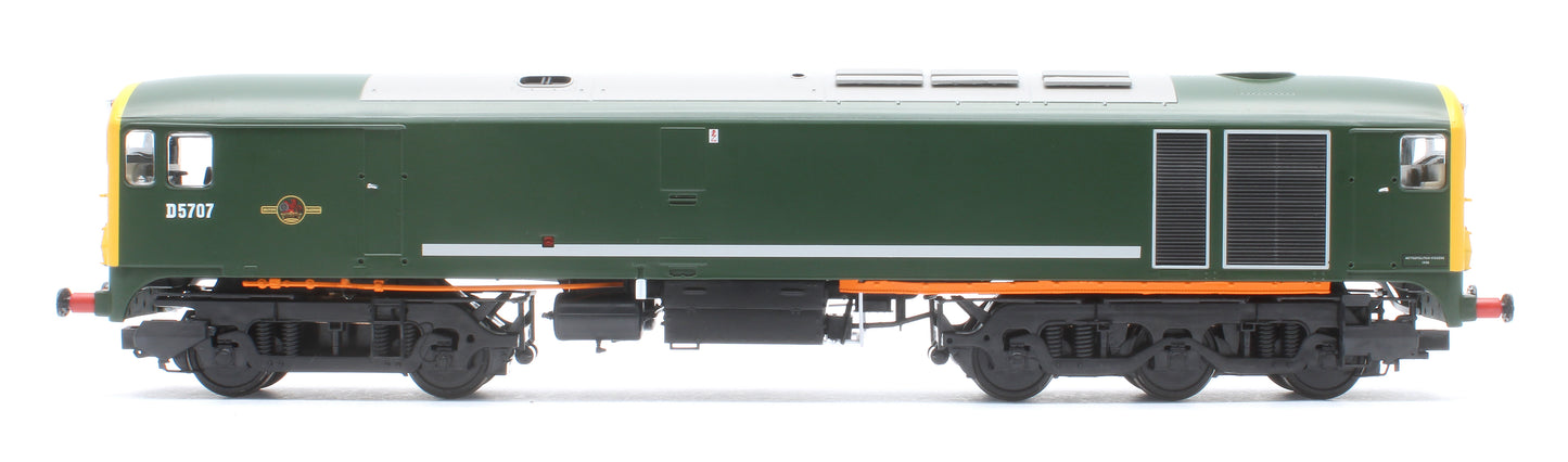 Class 28 Co-Bo BR Green Full Yellow Ends D5707 Diesel Locomotive