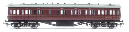4P-010-152 57ft Stanier Non-Corridor Composite M19183M BR Lined Maroon