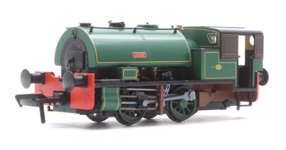 Port of Par Bagnalls Twin Pack - Lined Dark Green Steam Locomotive - DCC Sound