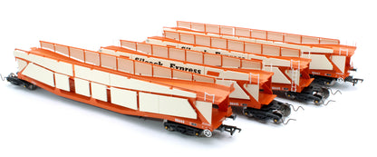 RT-OO-CAR4-414B Quad set Cartic-4 car carrier - Silcock Express livery with side screens (set B)
