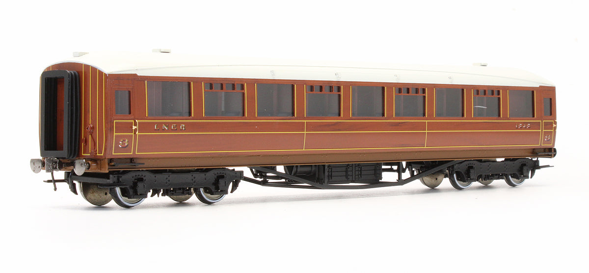 Pre-Owned LNER Teak Gresley 3rd Coach No.1848