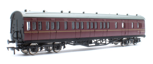 57ft Stanier Non-Corridor Brake M25250M BR Lined Maroon