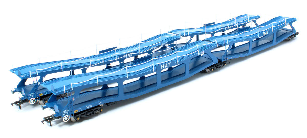 RT-OO-CAR4-402B Quad set Cartic-4 car carrier - MAT-Transauto blue (set B)