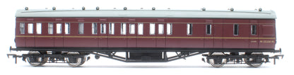 57ft Stanier Non-Corridor Brake M25250M BR Lined Maroon