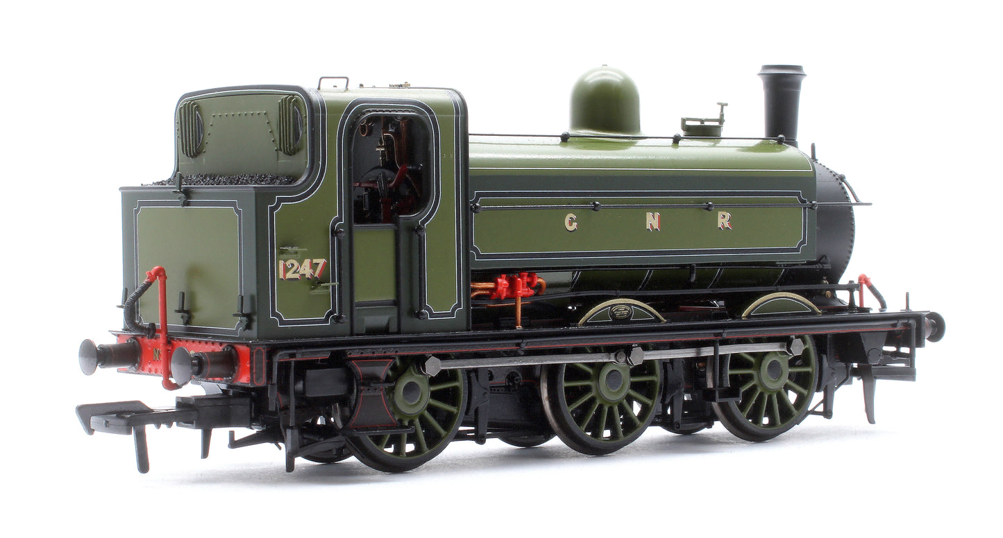 GNR J13 No.1247 GNR Green 1960s Railtour Condition Steam Tank Locomotive - DCC Sound
