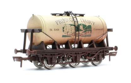 4F-031-138 6 Wheel Milk Tanker Primrose Dairy Weathered