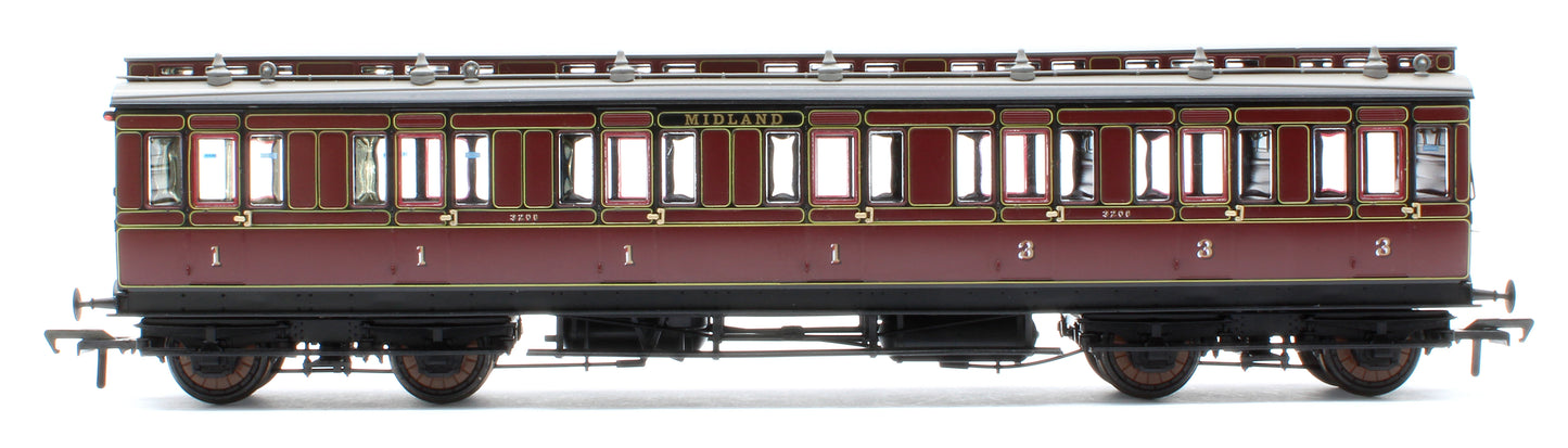 978008 48' Midland Railway ‘Evolution’ Bogie Coach Non-Corridor Composite No.3208