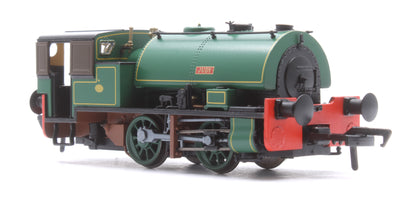 Port of Par Bagnalls Twin Pack - Lined Dark Green Steam Locomotive - DCC Sound