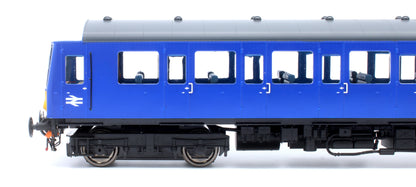 1226 Class 122 BR Blue Small Yellow Panel (White Cab Roof) Single Car DMU W55008