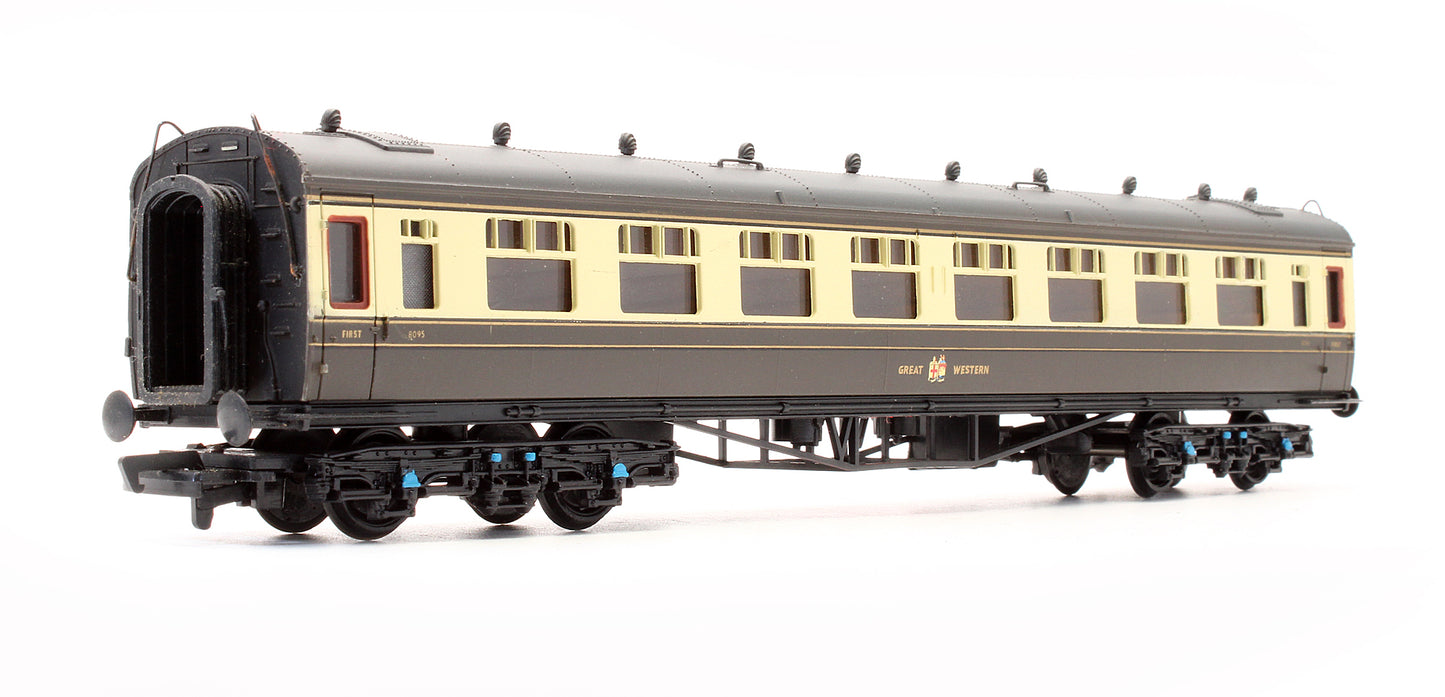 Pre-Owned 34-100 Collett 60' 1st Class Coach GWR Chocolate & Cream '8095'