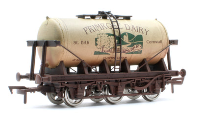 4F-031-138 6 Wheel Milk Tanker Primrose Dairy Weathered