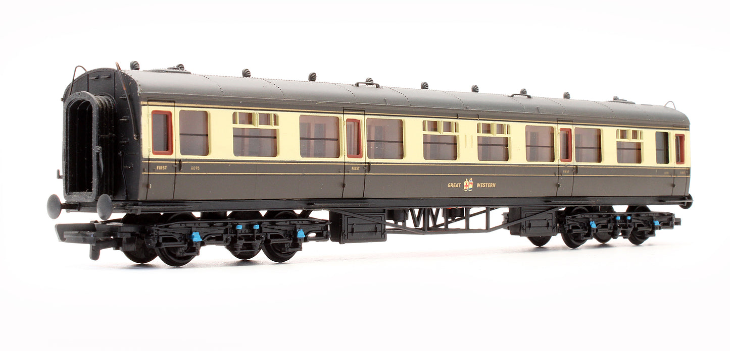 Pre-Owned 34-100 Collett 60' 1st Class Coach GWR Chocolate & Cream '8095'