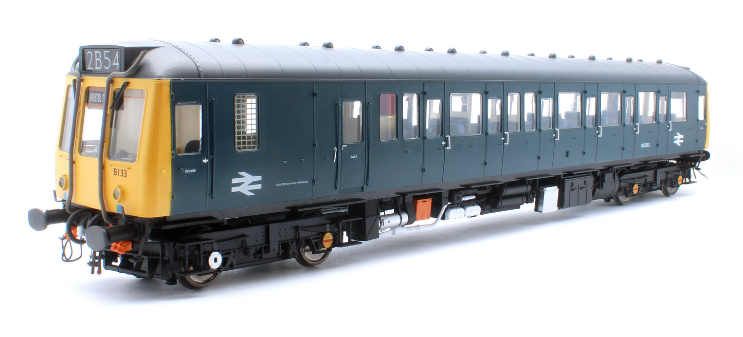 1212 Class 121 BR Blue (Full Yellow Ends) Single Car DMU W55033