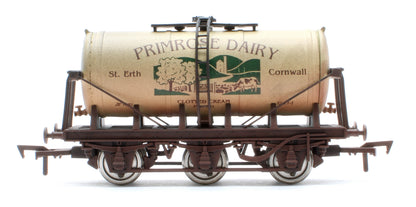 4F-031-138 6 Wheel Milk Tanker Primrose Dairy Weathered