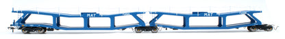 RT-OO-CAR4-402B Quad set Cartic-4 car carrier - MAT-Transauto blue (set B)