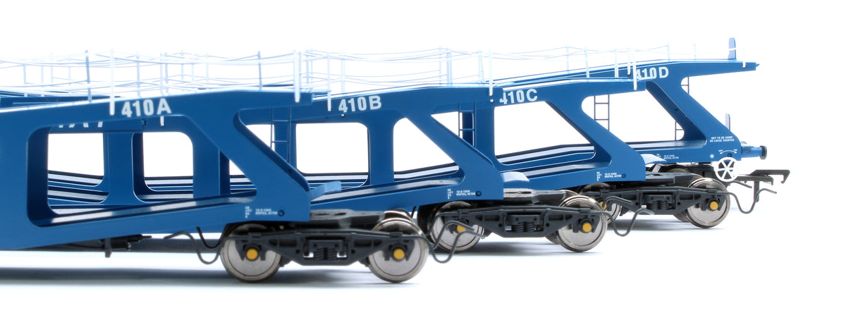 RT-OO-CAR4-402B Quad set Cartic-4 car carrier - MAT-Transauto blue (set B)