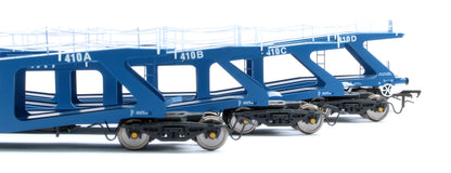RT-OO-CAR4-402B Quad set Cartic-4 car carrier - MAT-Transauto blue (set B)