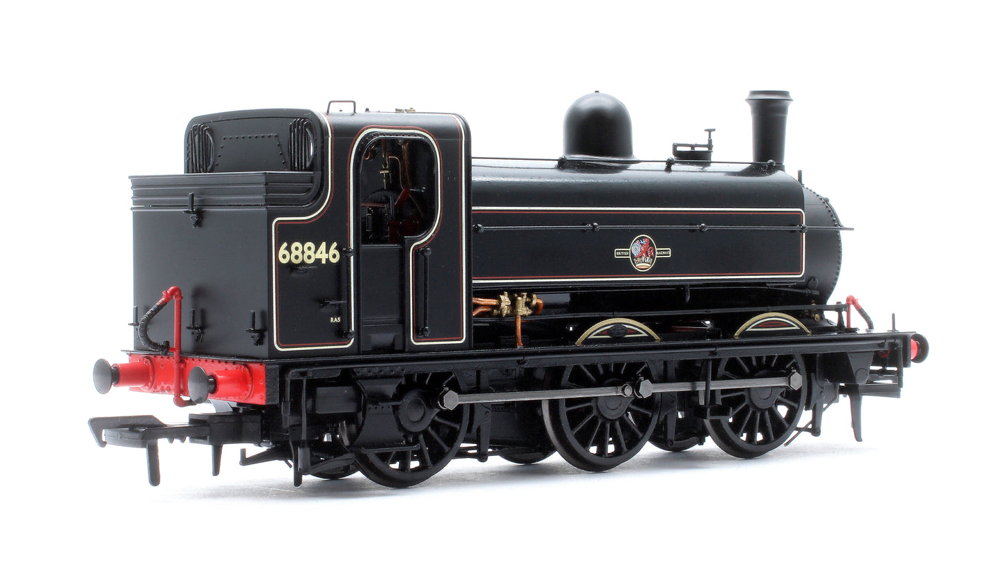 LNER J52/2 No.68846 BR Lined Black Late Crest Steam Tank Locomotive - DCC Sound