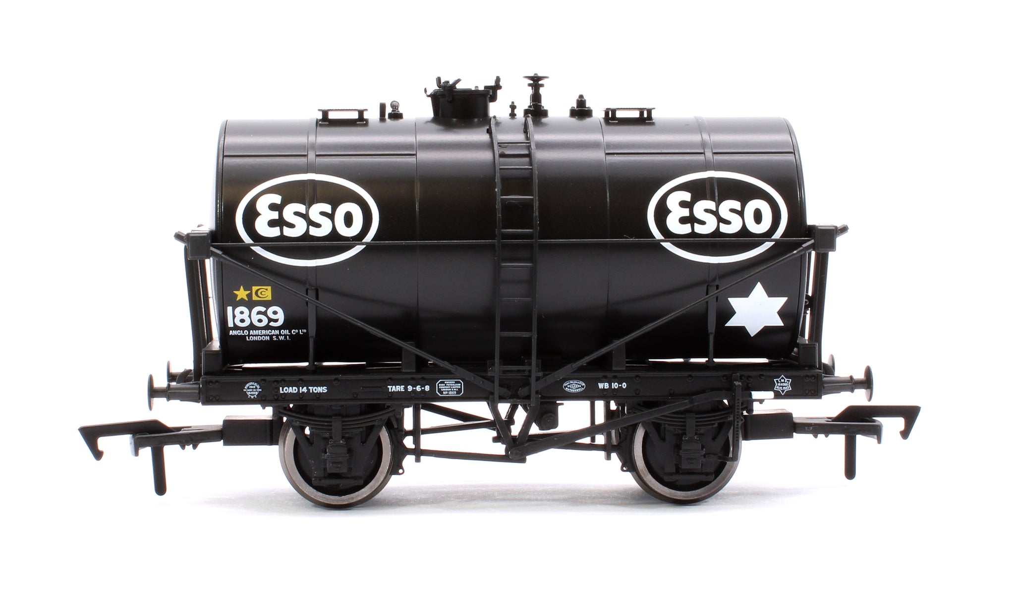 Dapol 4F-059-002 14T Tank Wagon Class B Esso Black 1869 – Rails Of ...