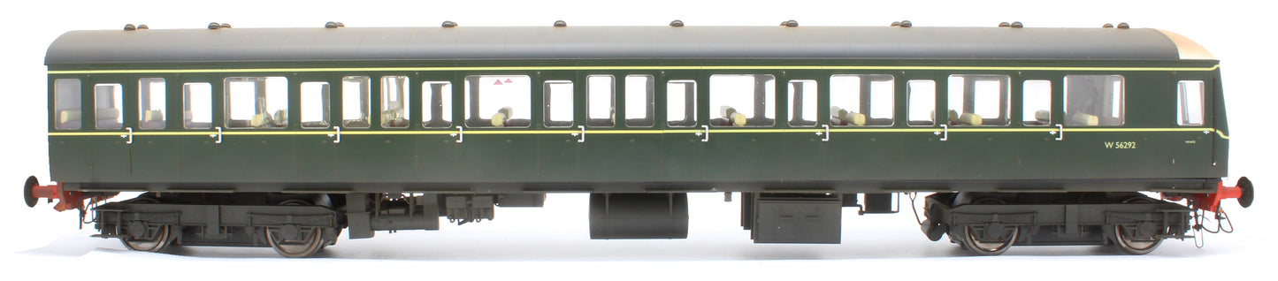 1253 Class 150 W56292 BR Green Unpowered DMU Trailer Car - Weathered