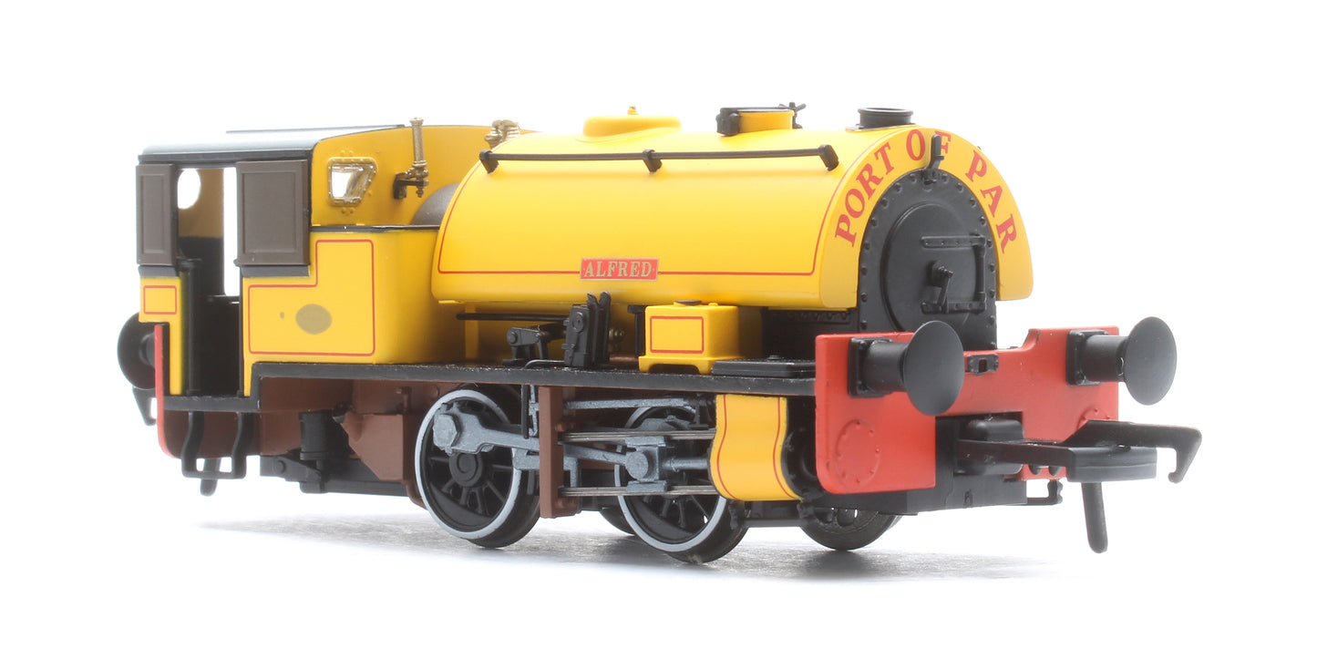 Port of Par Bagnall - 'Alfred' Port of Par Yellow (As Preserved) Steam Locomotive - DCC Sound